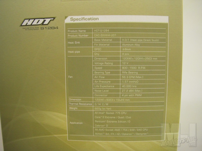 Xigmatek HDT-S1284 CPU Cooler CPU Cooler, HDT-S1284, Xigmatek 2