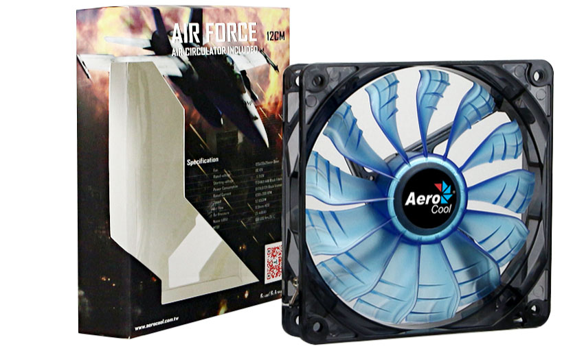 Aerocool Air Force: Silent case fans with FDB and Air Circulator Fans 1