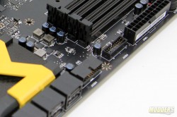 Two 19-pin USB 3.0 headers from Intel Z97 Chipset