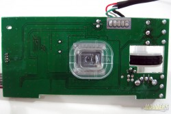 Main PCB bottom view with sensor