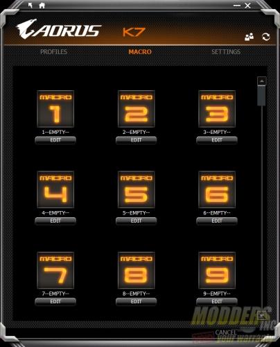 Aorus Thunder K7 Keyboard Software