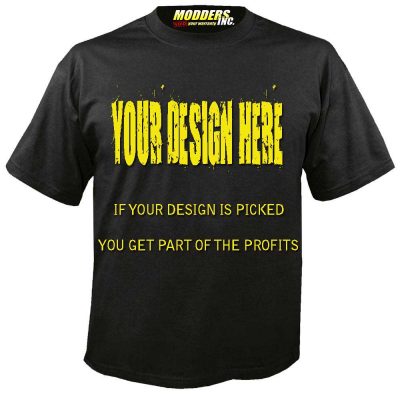 Design a Modders Inc T-Shirt and Get Paid contest, modders-inc, t-shirt 1