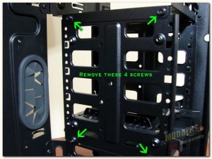 hdd cage removable panel