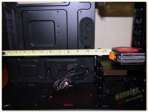 hdd cage panel removed