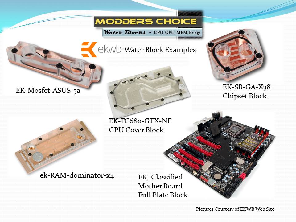 Modders Choice - Water Cooling Blocks EKWB, Modders Choice, Water Blocks, Water Cooling, XSPC 6