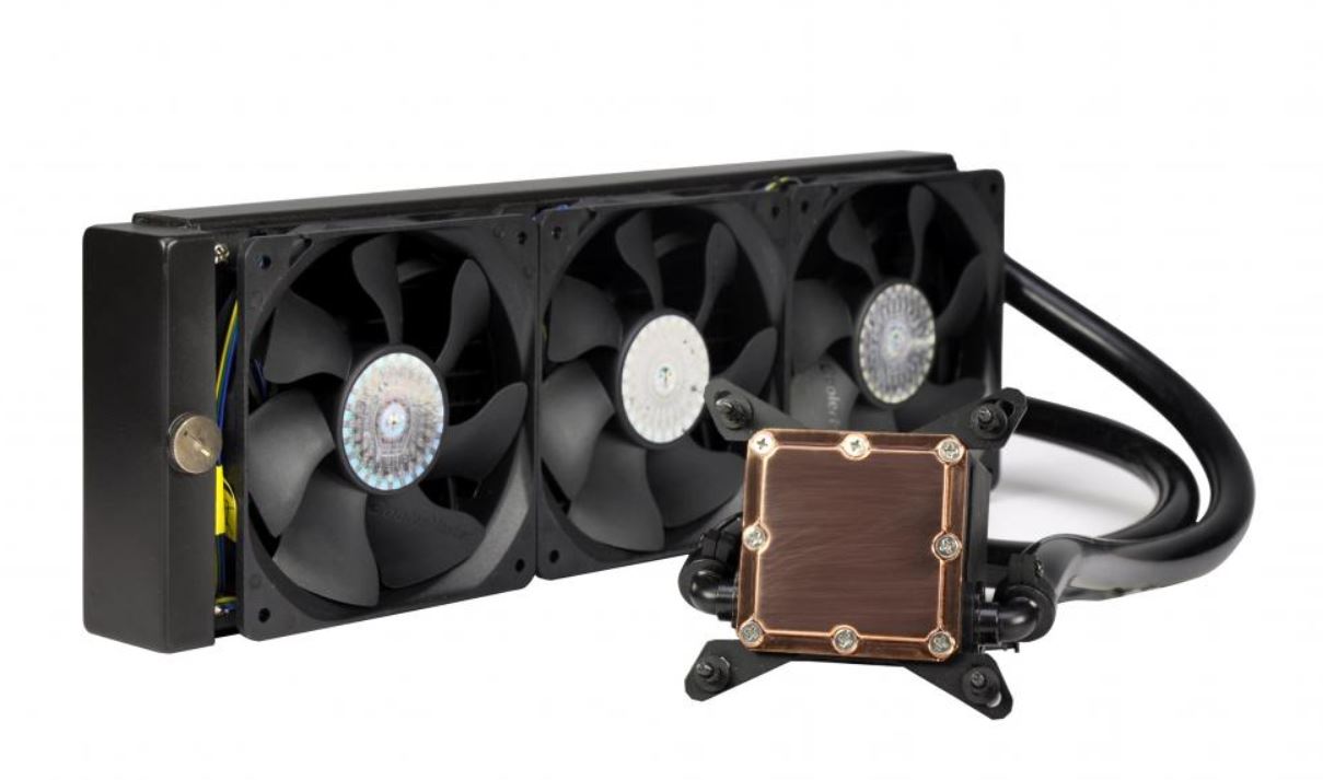 Cooler Master CES 2014 Sneak Peak – NEW Upcoming AIO Cooler Sneak Peak – Glacer 360L 360 radiator, AIO Cooler, CES, CES 2014, Closed loop, CM, Cooler Master, CPU Cooler, Glacer 360L 1