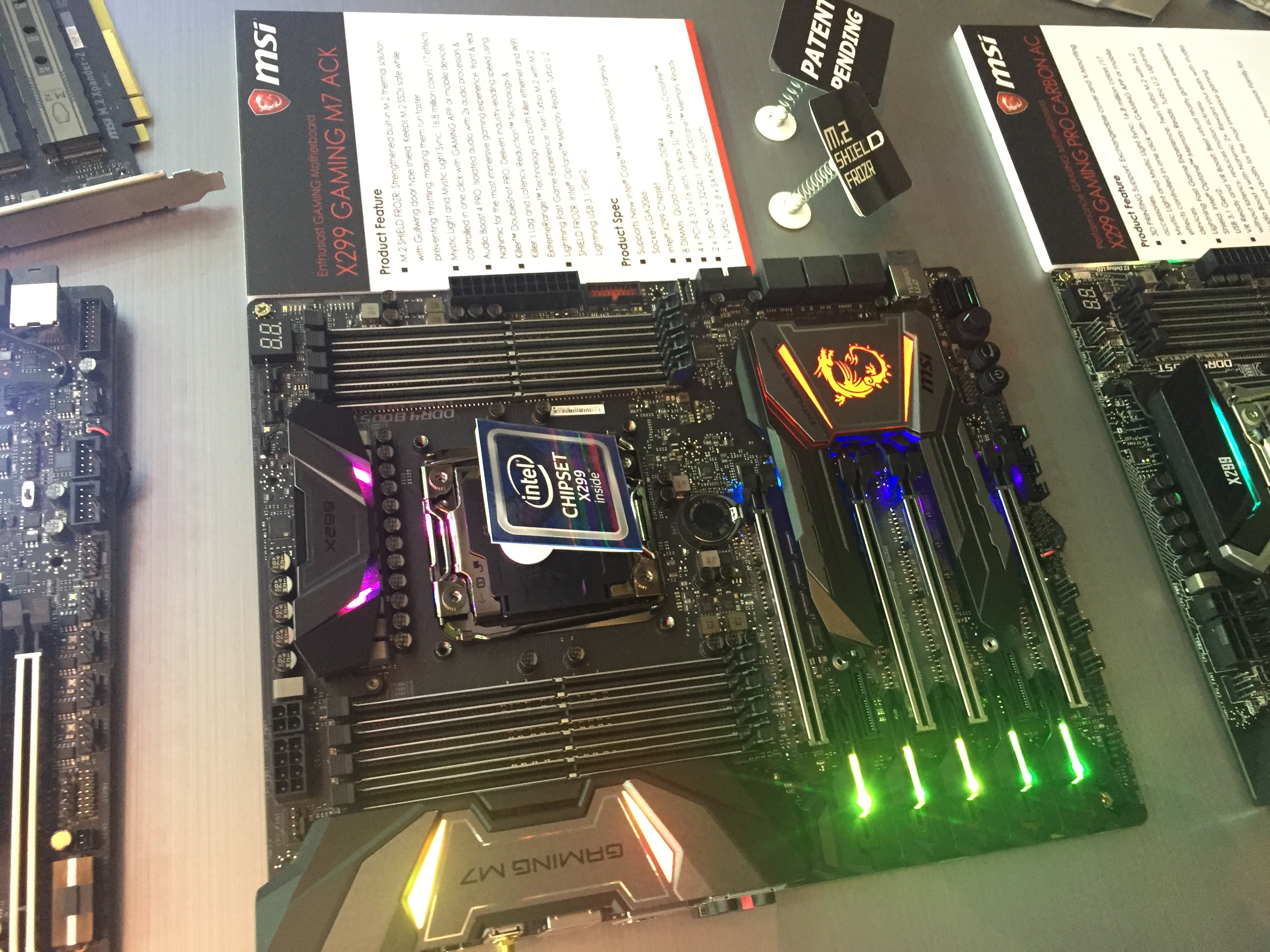 MSI X299 Motherboards On Display @ Computex 2017 - Modders Inc