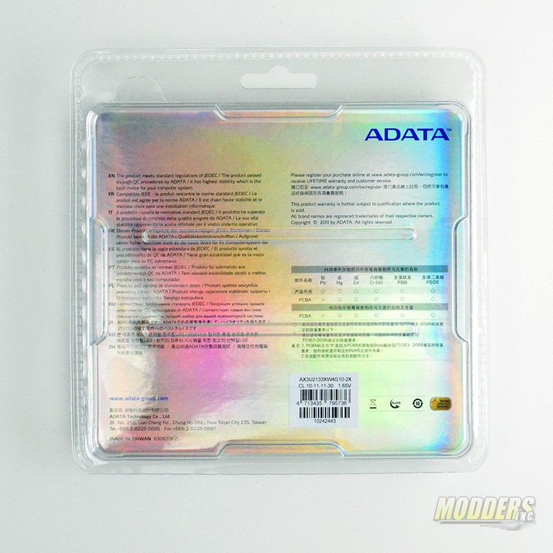 ADATA XPG DDR3 2133 Memory Kit