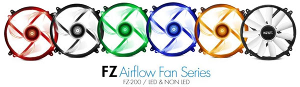 NZXT FZ-200 Fan Lineup