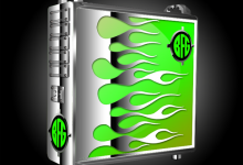 Green Flame Case Mod by TAZZ Green Flame, Tazz 1