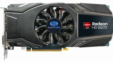 SAPPHIRE Vapor-X HD 6870 Video Card