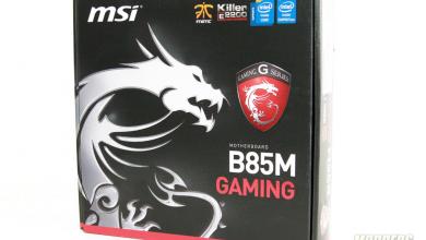 MSI B85M Gaming Motherboard Box