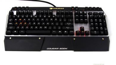 Cougar 600K Gaming Keyboard Review 600K 1