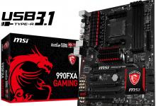 New MSI 990FXA AM3+ GAMING Motherboard Features USB 3.1 and NVMe Support 990fxa, Am3+, Motherboard, MSI, usb 3.1 1