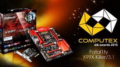 ASRock Fatal1ty X99X Killer/3.1 Takes Home the COMPUTEX d&i Award 2015 ASRock 6