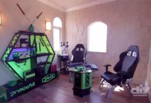 Custom Gaming Room by Team Nerdy Ninja from the Vanilla Ice Project diy project, modding, tv, video, youtube 1