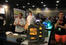 Tek Syndicate stops by the Modders-Inc booth at QuakeCon 2015 case mod contest, case mods at quakecon, quakecon 5