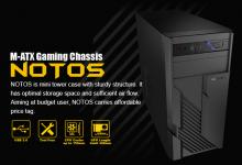 Reeven Introduces MicroATX NOTOS Case Case, mATX, notos, reeven 1