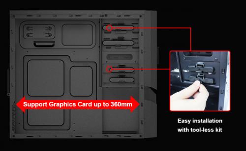 Reeven Introduces MicroATX NOTOS Case Case, mATX, notos, reeven 2