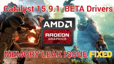 AMD Releases Catalyst 15.9.1 Beta Drivers. Fixes 15.9 Memory Leak Issue Video Card 6