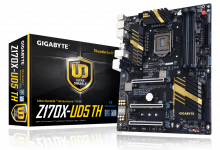 GIGABYTE Unveils the Z170X-UD5 TH World’s First Intel® Thunderbolt™ 3 Certified Gigabyte, Motherboard, thunderbolt, ud5, z170x 1