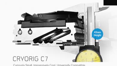 Cryorig Releases C7 47mm Tall Compact Cooler 47mm, compact, CPU Cooler, CRYORIG, itx 17