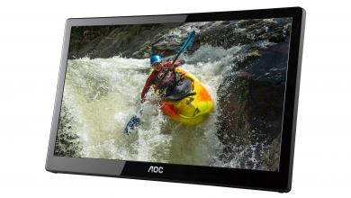 16" E1659FUWX-PRO 1080p USB Monitor from AoC Now Available display, E1659FUWX, E1659FUWX-PRO, modding, monitor, USB 3.0 2