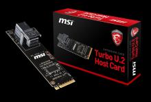 MSI U.2 Host Adapter Card Now Available 750, drive, Intel, m.2, MSI, SSD, Storage, u.2 3