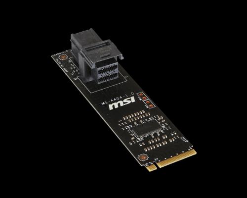 MSI U.2 Host Adapter Card Now Available 750, drive, Intel, m.2, MSI, SSD, Storage, u.2 4