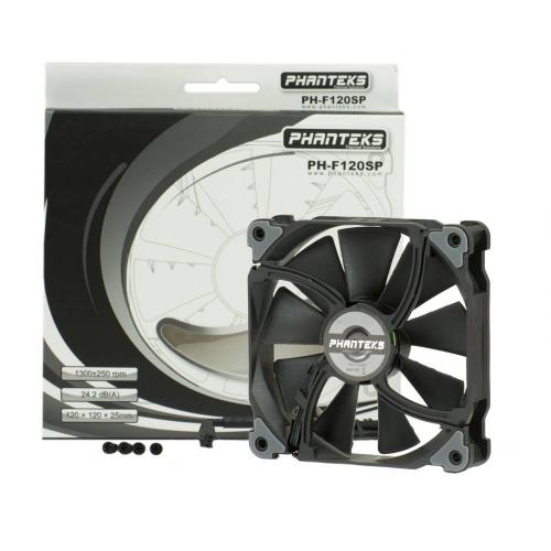 Phanteks Premium MP and SP Series Fans Launched black, cooling, f120mp, f140mp, f140sp, f200sp, Fans, phantkes 5