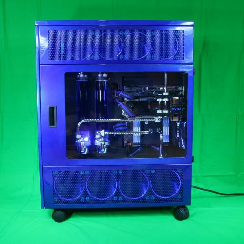 Featured Forum Worklog: Blue BAWLS by NavyChief bawls, casemod, feature, navychief, quakecon, worklog 9