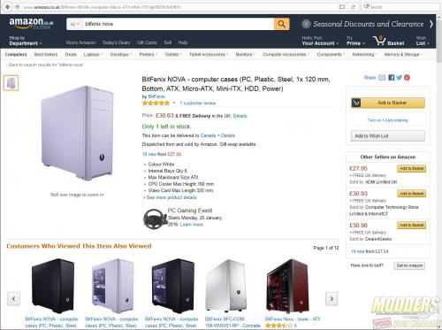 Bitfenix Nova non-windowed on Amazon.co.uk