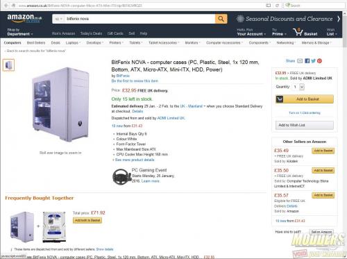 Bitfenix Nova windowed on Amazon.co.uk