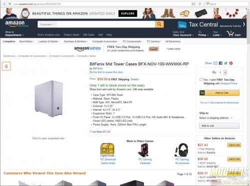 Bitfenix Nova non-windowed on Amazon.com