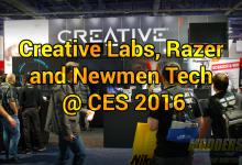 Creative Labs, Razer and Newmen Tech @ CES 2016 CES, Creative, newmen, Razer, sound 1