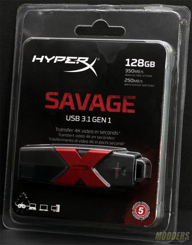 Kingston HyperX Savage 128GB USB 3.1 Gen 1 Flash Drive Flash Drive, HyperX, Kingston, savage, USB 3.0, usb 3.1 1