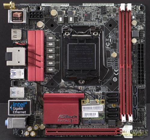 ASRock Fatal1ty Z170 Gaming-ITX/AC Motherboard Review ASRock, Gaming, itx, m.2, overclock, usb 3.1 1