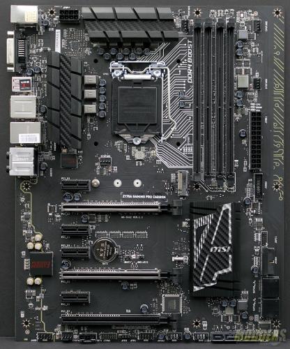 MSI Z170A Gaming Pro Carbon Motherboard Review Carbon, ddr4, Gaming, m.2, overclocking, skylake, watercooling, z170 1