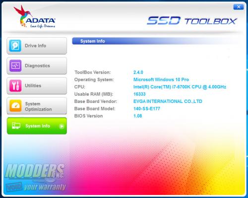 ADATA SSD Toolbox