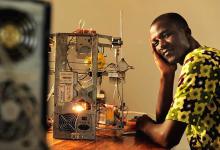 #INSPIRATION: West African Inventor Creates $100 3D Printer from E-Waste #inspiration, 3D printer, africa, DIY, togo 20