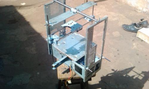 #INSPIRATION: West African Inventor Creates $100 3D Printer from E-Waste #inspiration, 3D printer, africa, DIY, togo 3