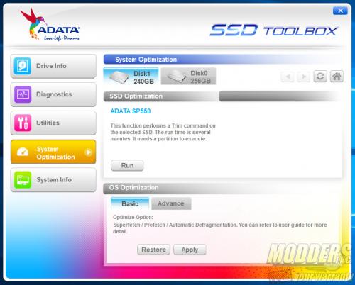 ADATA SSD Toolbox