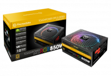 Thermaltake Toughpower DPS G RGB Gold Series Digital PSU is VR Ready Certificated power supply, psu, Thermaltake 1