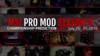 MSI PRO MOD Season 4 Championship Prediction Voting Begins championship, modding, MSI, pro mod, voting 14