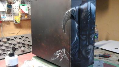 Aerocool DS-230 Case Debuts at Gamescom Aerocool, airbrush, blue horse studios, Case, custom, ds-230, rlc, ron lee christianson, skyrim 3