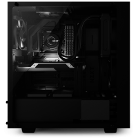 NZXT Adds Tempered Glass Side-Panel to S340 Mid-Tower Case Case, NZXT, s340, sidepanel, tempered glass 2