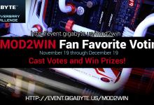 Gigabyte #Mod2Win Fan Favorite Voting Begins Gigabyte, mod2win, voting 2