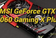 MSI GeForce GTX 1060 GAMING X PLUS