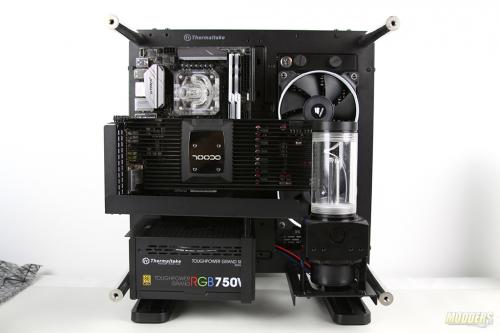 Water Cooling Your PC: Making of an Eye Candy Part 3: Radiator, Pump and Fans Installation AlphaCool, Core P1, Corsair, Eisbecher D5, EK CoolStream SE240 15