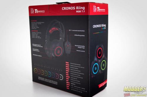 Tt eSPORTS Cronos Riing RGB 7.1 Headset Box Back